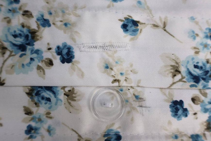 Комплект постільної білизни Blue Blossom & Teal, Євро (Преміум Діджитал Сатин) KPB-SD-BLOSSOM-E фото